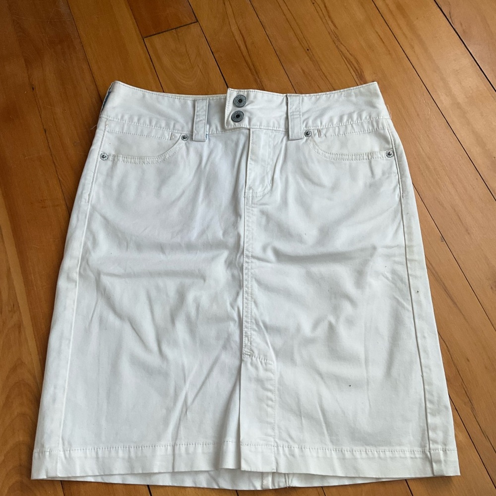 GAP Jeans White Skirt